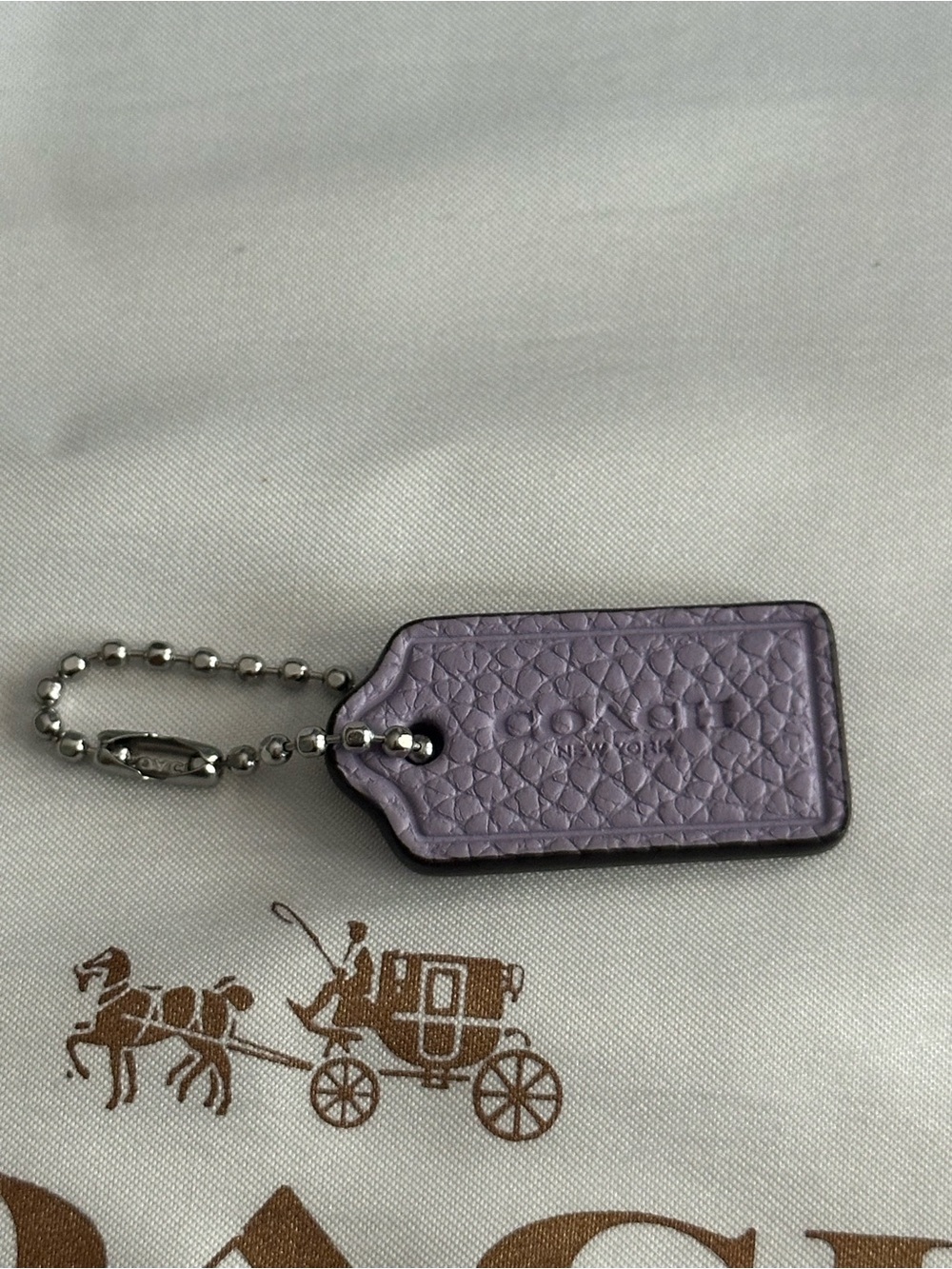 Coach Hangtag bag charm